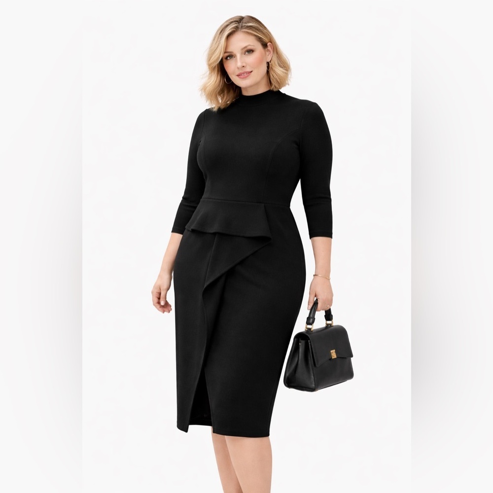 HUGO BOSS elegant Black Dress size Large